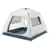 Quechua Abri De Camping 4 Places - Base Easy Fresh - Polyvalent, Instantané à Arceaux -Avontuur Uitrusting abri de camping 4 places base easy fresh polyvalent instantane a arceaux
