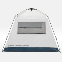 Quechua Abri De Camping 4 Places - Base Easy Fresh - Polyvalent, Instantané à Arceaux -Avontuur Uitrusting abri de camping 4 places base easy fresh polyvalent instantane a arceaux 4