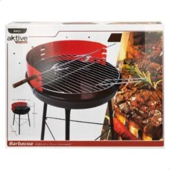 AKTIVE Aktive Charcoal Barbecue, Barbecue Portable, Noir -Avontuur Uitrusting aktive aktive charcoal barbecue barbecue portable noir 3