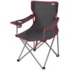 AKTIVE - Chaise Pliante Camping 64,50x49,50x82 Cm, Gris Foncé Et Rouge -Avontuur Uitrusting aktive chaise pliante camping 6450x4950x82 cm gris fonce et rouge