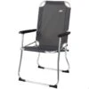 AKTIVE - Chaise Pliante Camping Fixe En Aluminium 54 X 57 X 91 Cm, Gris