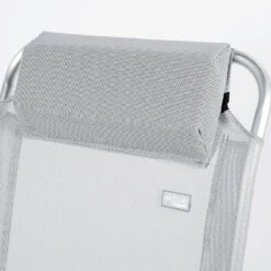 AKTIVE - Chaise Pliante Haute Avec Dossier Haut Réglable 5 Positions, Gris -Avontuur Uitrusting aktive chaise pliante haute avec dossier haut reglable 5 positions gris 4