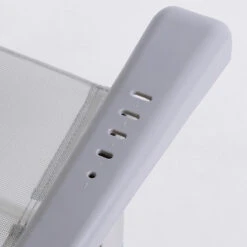 AKTIVE - Chaise Pliante Haute Avec Dossier Haut Réglable 5 Positions, Gris -Avontuur Uitrusting aktive chaise pliante haute avec dossier haut reglable 5 positions gris 5