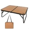 AKTIVE - Table De Camping Pliante Effet Bambou, 60x40x25 Cm -Avontuur Uitrusting aktive table de camping pliante effet bambou 60x40x25 cm