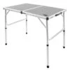 AKTIVE - Table De Camping Pliante, Réglable En 2 Hauteurs, 90x60x40/70 Cm, Gris -Avontuur Uitrusting aktive table de camping pliante reglable en 2 hauteurs 90x60x4070 cm gris