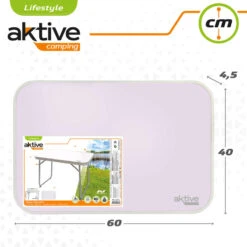 AKTIVE - Table Pliante Avec Poignée De Transport. Table De Camping 60x40x50 Cm -Avontuur Uitrusting aktive table pliante avec poignee de transport table de camping 60x40x50 cm 4