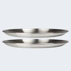 Assiette Plate De Camping | Diamètre Env. 23 Cm | Acier Inox | 2 Assiettes -Avontuur Uitrusting assiette plate de camping diametre env 23 cm acier inox 2 assiettes 6