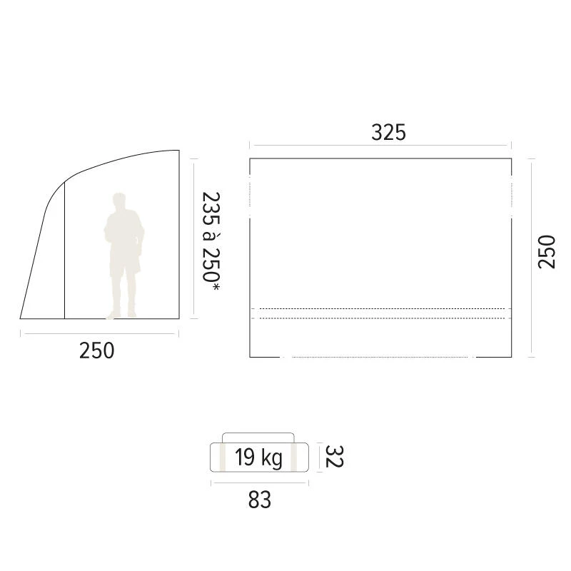 Auvent De Caravane Gonflable LAGOON 7 Auvent De Caravane Gonflable LAGOON - Afbeelding 5