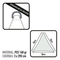 Auvent Triangulaire En Polyester Aktive Garden Coloris Blanc 8 Auvent Triangulaire En Polyester Aktive Garden Coloris Blanc -Avontuur Uitrusting auvent triangulaire en polyester aktive garden coloris blanc 2