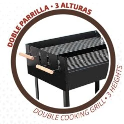 Barbecue Au Charbon De Bois Portable Aktive Double Grill -Avontuur Uitrusting barbecue au charbon de bois portable aktive double grill 2
