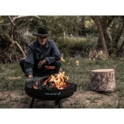 Barebones Système De Grill De Foyer Cowboy / Petit Système De Grill -Avontuur Uitrusting barebones systeme de grill de foyer cowboy petit systeme de grill 1