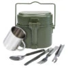 Batterie De Cuisine, Couverts De Camping & Tasse Thermique | Aluminium & Inox -Avontuur Uitrusting batterie de cuisine couverts de camping and tasse thermique aluminium and inox