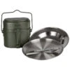 Batterie De Cuisine De Camping, Assiette Plate & Creuse Et Couverts Set -Avontuur Uitrusting batterie de cuisine de camping assiette plate and creuse et couverts set