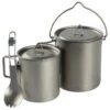 Batterie De Cuisine De Camping Set | Casseroles + Fourchette/Cuillère | Titane 1 Batterie De Cuisine De Camping Set | Casseroles + Fourchette/Cuillère | Titane -Avontuur Uitrusting batterie de cuisine de camping set casseroles fourchettecuillere titane