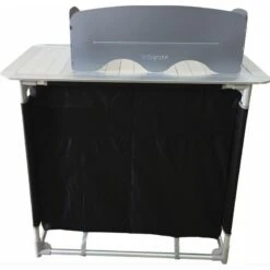 BAYASUN Meuble De Cuisine 4 Étagères Pieds Réglables Gris 11 BAYASUN Meuble De Cuisine 4 Étagères Pieds Réglables Gris -Avontuur Uitrusting bayasun meuble de cuisine 4 etageres pieds reglables gris 4