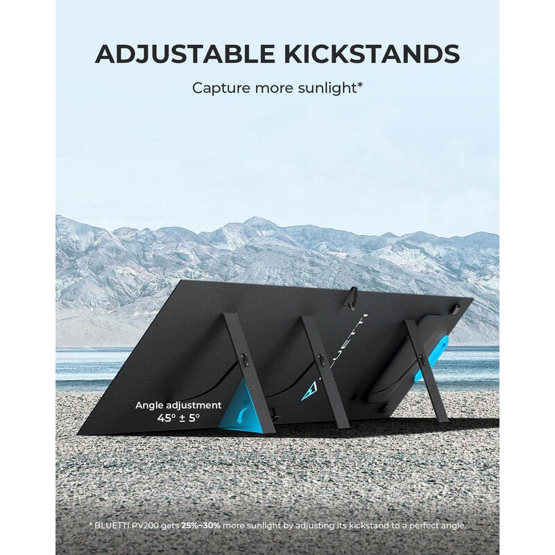 BLUETTI Générateur Électrique EB3A+PV200 268Wh/600W LiFePO4 Batterie Pour Voyage 8 BLUETTI Générateur Électrique EB3A+PV200 268Wh/600W LiFePO4 Batterie Pour Voyage - Afbeelding 6