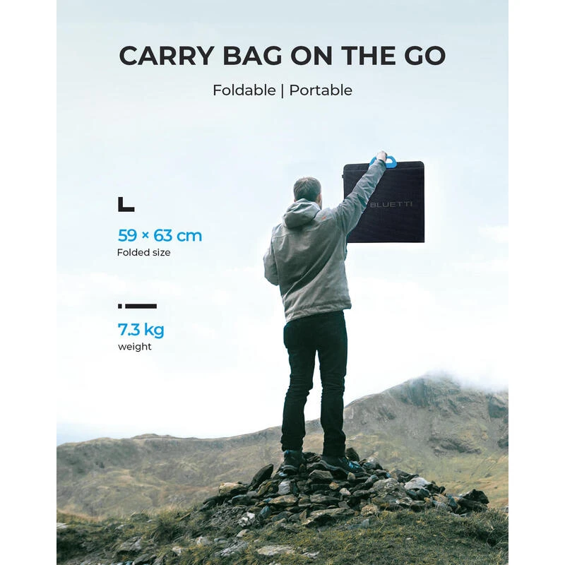 BLUETTI Générateur Électrique EB3A+PV200 268Wh/600W LiFePO4 Batterie Pour Voyage 9 BLUETTI Générateur Électrique EB3A+PV200 268Wh/600W LiFePO4 Batterie Pour Voyage - Afbeelding 7