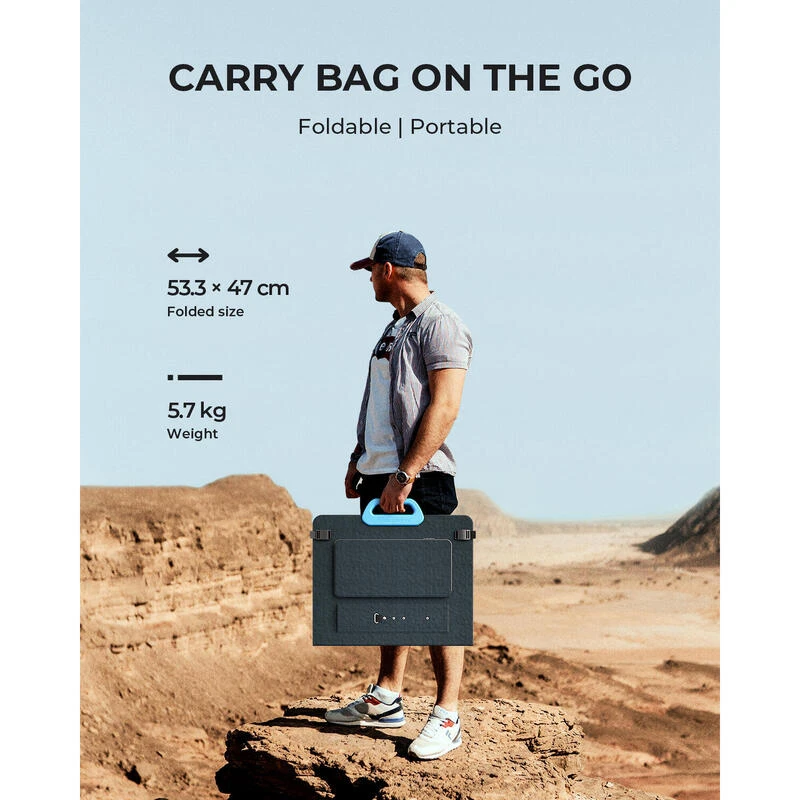 BLUETTI Panneau Solaire PV120 120W Pour Centrales Électriques EB3A Pour Camping 7 BLUETTI Panneau Solaire PV120 120W Pour Centrales Électriques EB3A Pour Camping - Afbeelding 5