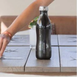 Bouteille Isotherme Double Paroi Collection Metallic - 750 Ml - Bleu -Avontuur Uitrusting bouteille isotherme double paroi collection metallic 750 ml bleu 4