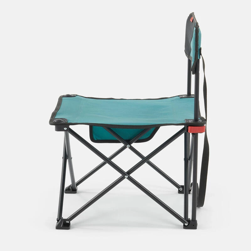 Quechua CHAISE BASSE PLIANTE DE CAMPING MH100 Bleue 9 Quechua CHAISE BASSE PLIANTE DE CAMPING MH100 Bleue - Afbeelding 7