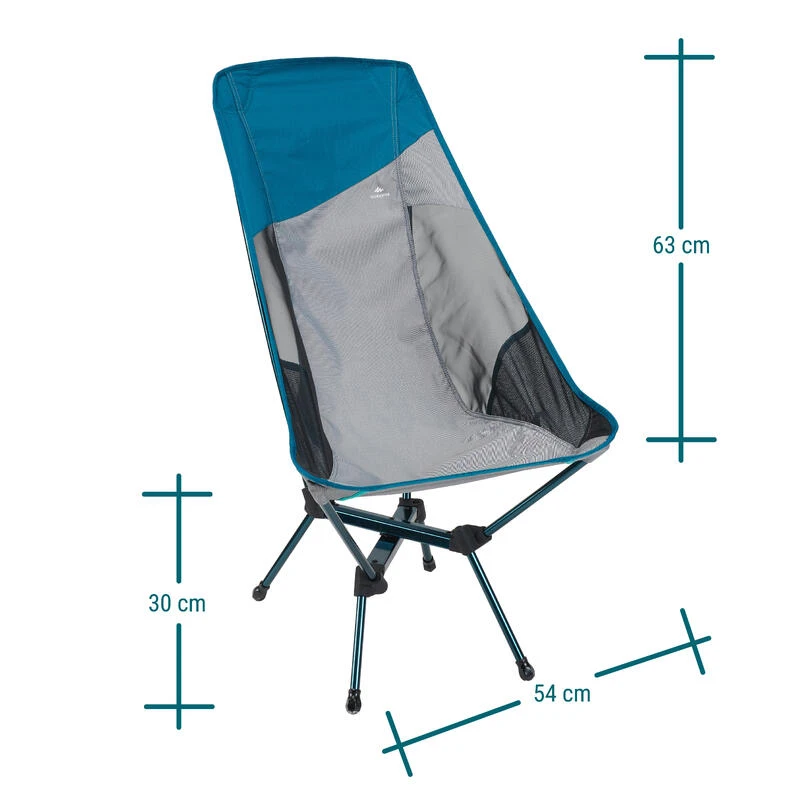 Quechua CHAISE BASSE PLIANTE DE CAMPING MH500 XL 6 Quechua CHAISE BASSE PLIANTE DE CAMPING MH500 XL - Afbeelding 4