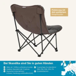 Chaise De Camping Pliante - Mala - Sac De Transport - Rembourrée - Max. 135 Kg -Avontuur Uitrusting chaise de camping pliante mala sac de transport rembourree max 135 kg 5