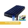 Intex Classic Downy - Lit Gonflable - 191x76x25cm - Compris Les Accessoires -Avontuur Uitrusting classic downy lit gonflable 191x76x25cm compris les accessoires