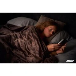 Couverture Électrique Luvego Avec Polaire/Sherpa - Brun Foncé -Avontuur Uitrusting couverture electrique luvego avec polairesherpa brun fonce 6