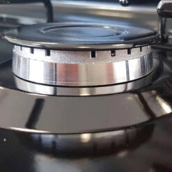 MPM Cuisinière à Gaz Portable Pour Le Camping Avec 3 Feux Couvercle Smile -Avontuur Uitrusting cuisiniere a gaz portable pour le camping avec 3 feux couvercle smile 4