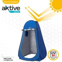 Douche De Camping Et Tente à Langer Sans Plancher Aktive 120x120x185 Cm -Avontuur Uitrusting douche de camping et tente a langer sans plancher aktive 120x120x185 cm 2