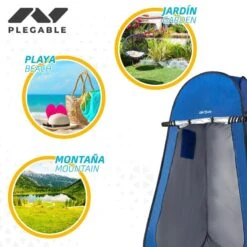 Douche De Camping Et Tente à Langer Sans Plancher Aktive 120x120x185 Cm -Avontuur Uitrusting douche de camping et tente a langer sans plancher aktive 120x120x185 cm 3