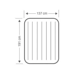 Intex Downy Full Airbed - Lit Gonflable - 191x137x25cm - Avec Accessoires -Avontuur Uitrusting downy full airbed lit gonflable 191x137x25cm avec accessoires 3