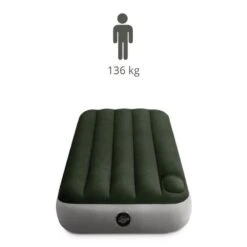 Intex Downy Jr. Twin Airbed - Lit Gonflable - 191x76x25cm - Avec Accessoires -Avontuur Uitrusting downy jr twin airbed lit gonflable 191x76x25cm avec accessoires 2