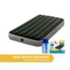 Intex Downy Twin Airbed With Foot BIP - Lit Gonflable - 191x99x25cm - Avec Accessoires -Avontuur Uitrusting downy twin airbed with foot bip lit gonflable 191x99x25cm avec accessoires