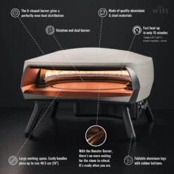 Four à Pizza WITT ETNA Modèle Rotante - Gris FR 14 Four à Pizza WITT ETNA Modèle Rotante - Gris FR -Avontuur Uitrusting four a pizza witt etna modele rotante gris fr 5