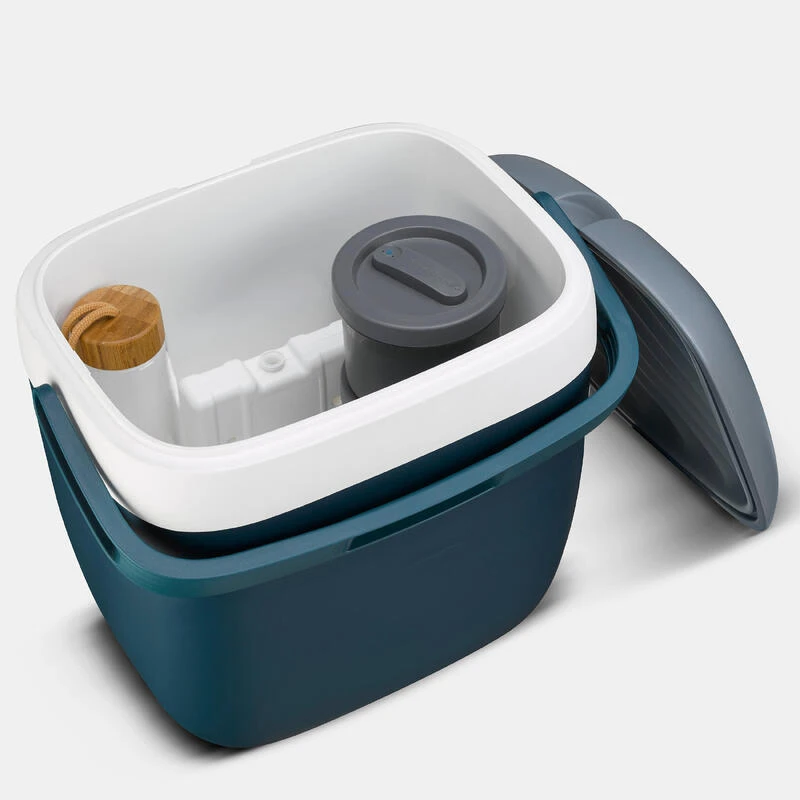 Quechua GLACIERE RIGIDE DE CAMPING - 22 LITRES - CONSERVATION AU FRAIS 5 HEURES 4 Quechua GLACIERE RIGIDE DE CAMPING - 22 LITRES - CONSERVATION AU FRAIS 5 HEURES - Afbeelding 2