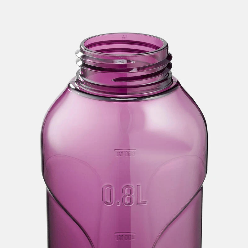 Quechua Gourde Ecozen® 0,8L Avec Bouchon Ouverture Rapide Pour La Randonnée - Violet 6 Quechua Gourde Ecozen® 0,8L Avec Bouchon Ouverture Rapide Pour La Randonnée - Violet - Afbeelding 4