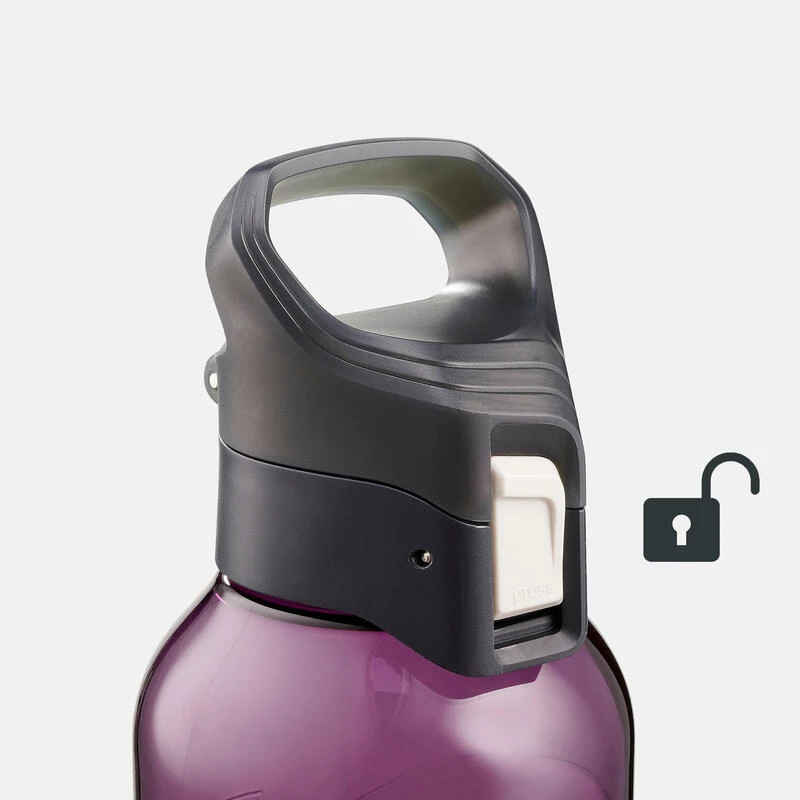 Quechua Gourde Ecozen® 0,8L Avec Bouchon Ouverture Rapide Pour La Randonnée - Violet 9 Quechua Gourde Ecozen® 0,8L Avec Bouchon Ouverture Rapide Pour La Randonnée - Violet - Afbeelding 7