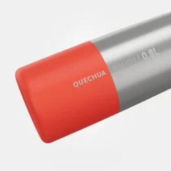 Quechua Gourde Isotherme Inox 0,8L Bouchon à Ouverture Rapide Pour La Randonnée - Rouge -Avontuur Uitrusting gourde isotherme inox 08l bouchon a ouverture rapide pour la randonnee rouge 2