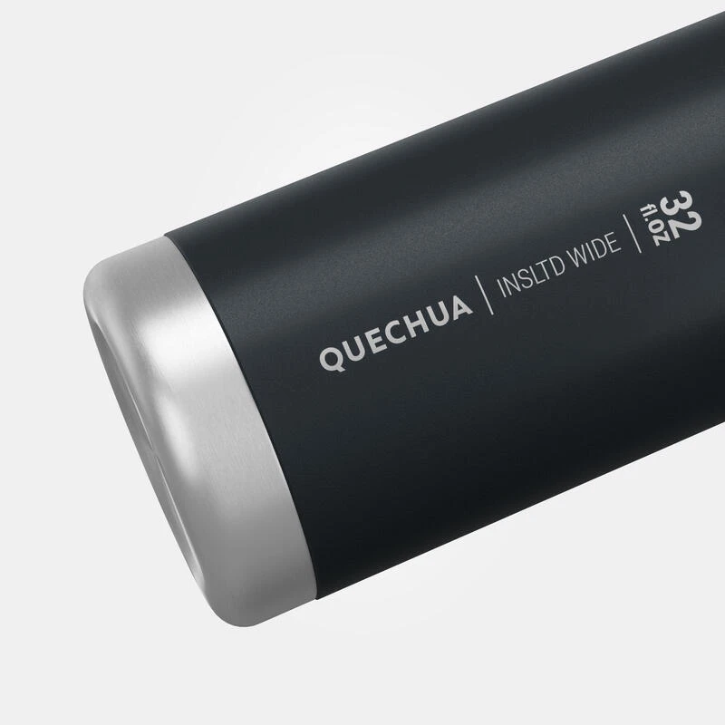 Quechua Gourde MH100 Isotherme (inox Double Paroi à Vide D'air) 0,95L Large Ouverture 5 Quechua Gourde MH100 Isotherme (inox Double Paroi à Vide D'air) 0,95L Large Ouverture - Afbeelding 3