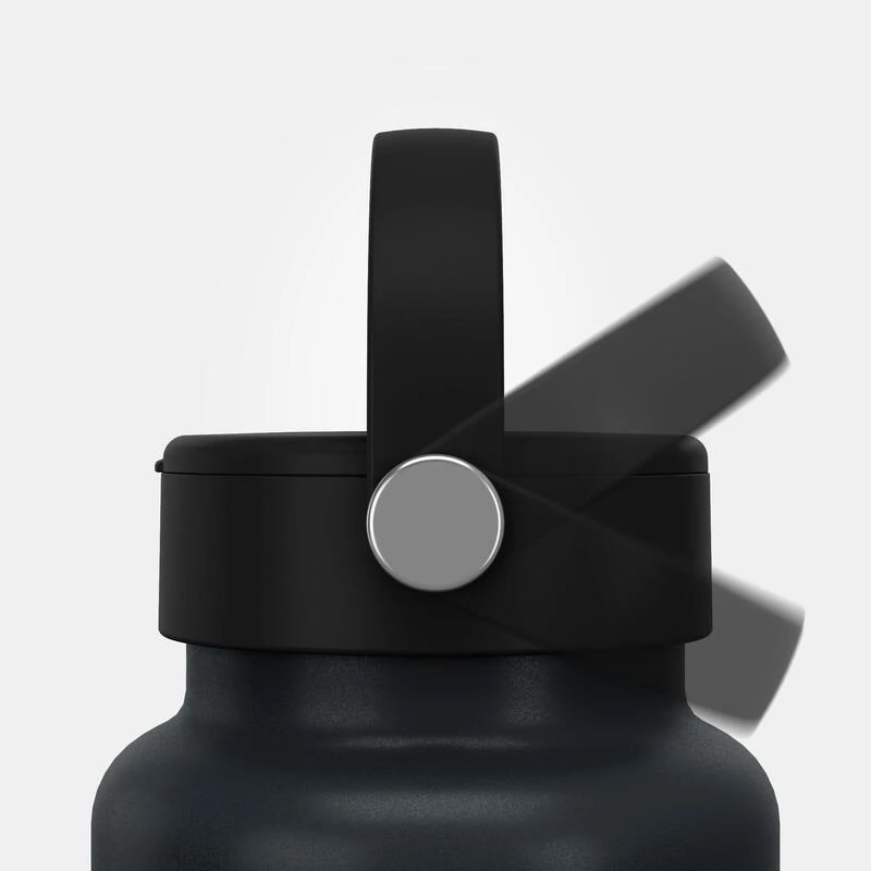 Quechua Gourde MH100 Isotherme (inox Double Paroi à Vide D'air) 0,95L Large Ouverture 7 Quechua Gourde MH100 Isotherme (inox Double Paroi à Vide D'air) 0,95L Large Ouverture - Afbeelding 5