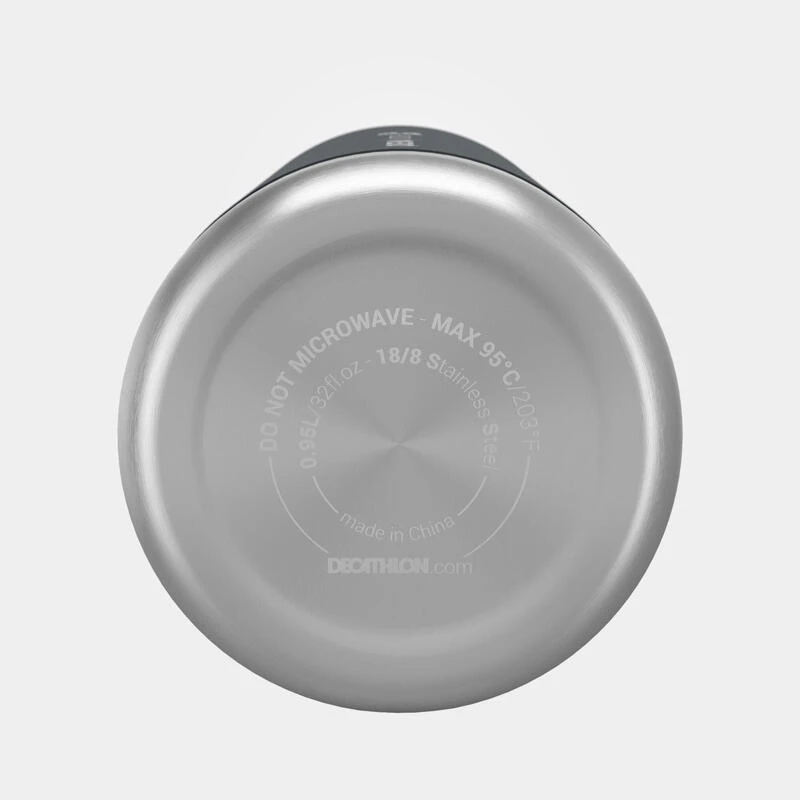 Quechua Gourde MH100 Isotherme (inox Double Paroi à Vide D'air) 0,95L Large Ouverture 10 Quechua Gourde MH100 Isotherme (inox Double Paroi à Vide D'air) 0,95L Large Ouverture - Afbeelding 8