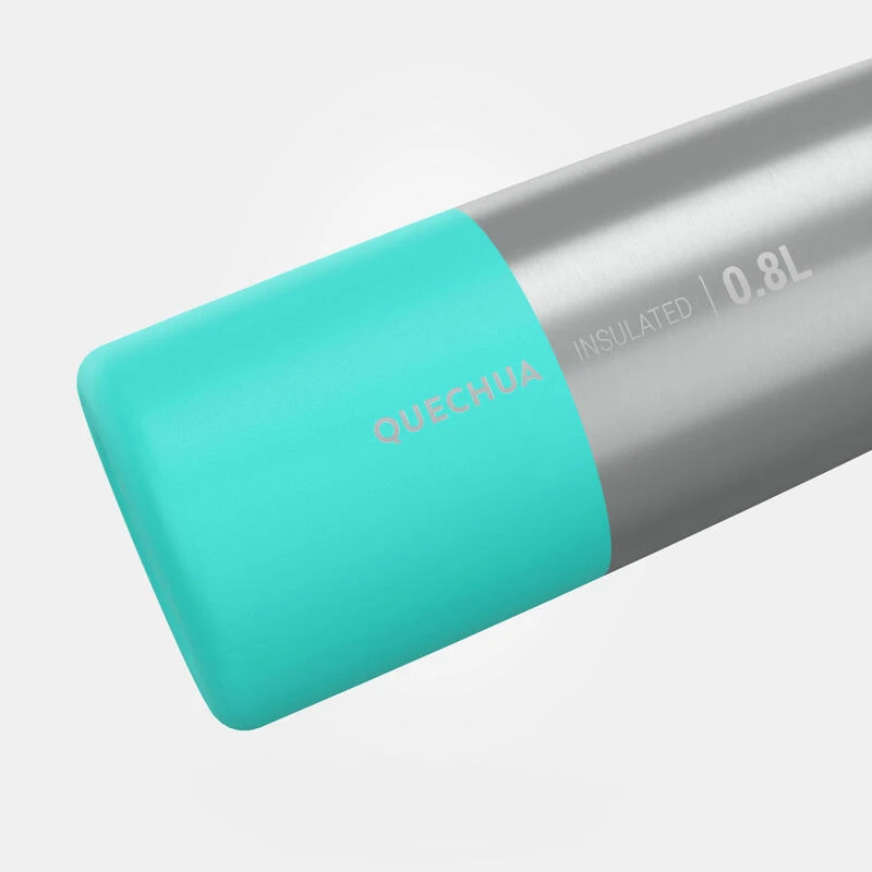 Quechua Gourde MH500 Isotherme Randonnée Inox 0,5L Turquoise 4 Quechua Gourde MH500 Isotherme Randonnée Inox 0,5L Turquoise - Afbeelding 2