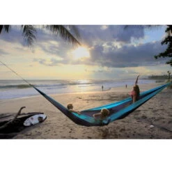 TICKET TO THE MOON Hamac King SizeAqua / Gris Foncé -Avontuur Uitrusting hamac king sizeaqua gris fonce 4