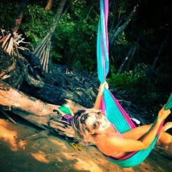 TICKET TO THE MOON Hamac TTTM King Size Bleu Aqua / Rose -Avontuur Uitrusting hamac tttm king size bleu aqua rose 3