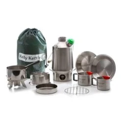 Kelly Kettle Kit Ultime 'Scout' - Acier Inoxydable NOUVEAU -Avontuur Uitrusting kelly kettle kit ultime scout acier inoxydable nouveau 1