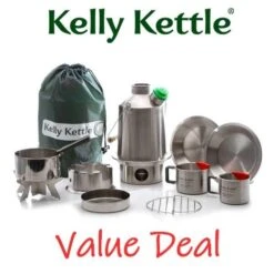 Kelly Kettle Kit Ultime 'Scout' - Acier Inoxydable NOUVEAU -Avontuur Uitrusting kelly kettle kit ultime scout acier inoxydable nouveau 2