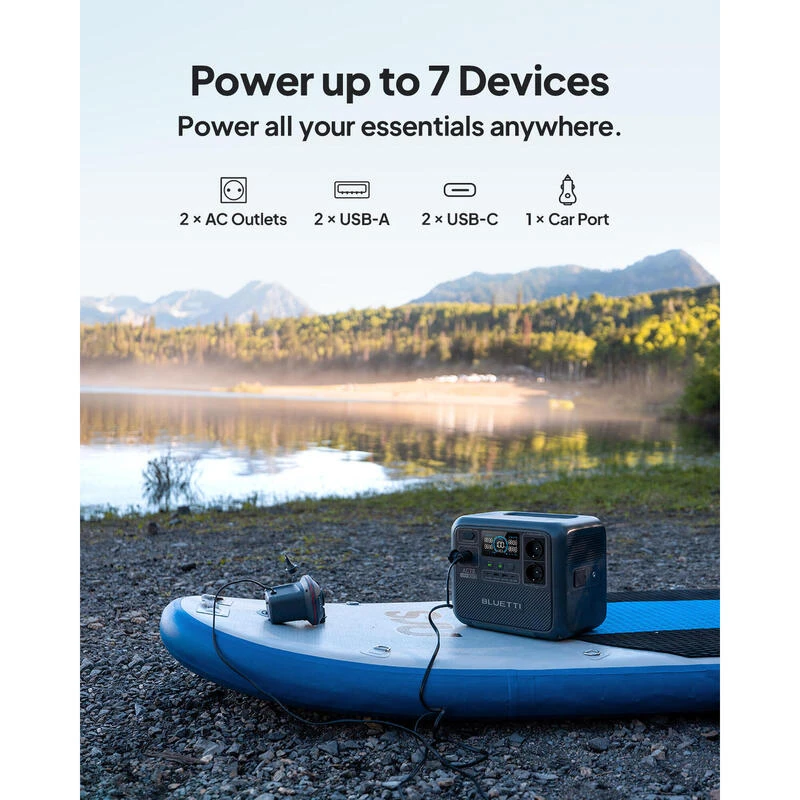 Kit Générateur Solaire BLUETTI AC70+PV120, 768Wh/1000W LiFePO4 Pour Le Camping 5 Kit Générateur Solaire BLUETTI AC70+PV120, 768Wh/1000W LiFePO4 Pour Le Camping - Afbeelding 3