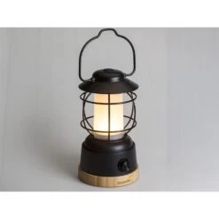 Lampe Lanterne De Camping LED Kiruna Jord - Rechargeable - USB - Bambou - Rétro -Avontuur Uitrusting lampe lanterne de camping led kiruna jord rechargeable usb bambou retro 2