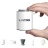 Luvego MINI PUMP - Pompe à Air - Lanterne 400 ML - 3-en-1 -Avontuur Uitrusting luvego mini pump pompe a air lanterne 400 ml 3 en 1